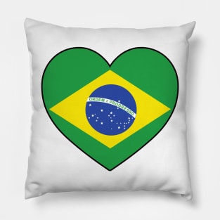 Heart - Brazil _063 Pillow