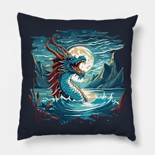 Lock ness Dragon Pillow