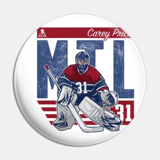 Carey Price Montreal City Pin