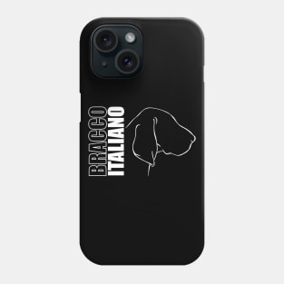 Bracco Italiano profile dog mom gift Phone Case