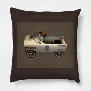 Police Pedal Car Pillow