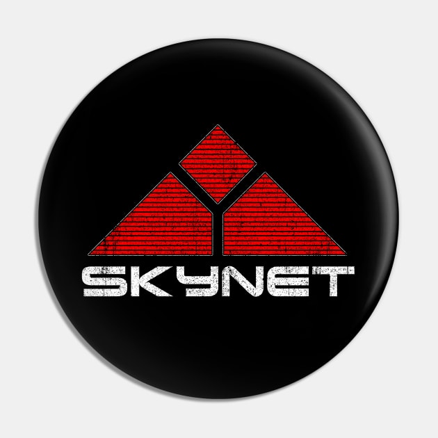 Skynet Logo Pin by huckblade