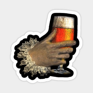 Hand & Beer Magnet