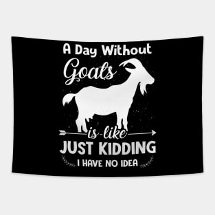 A Day Without Goats Tapestry