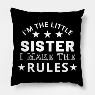 Funny Little Sister Gift Idea Pillow