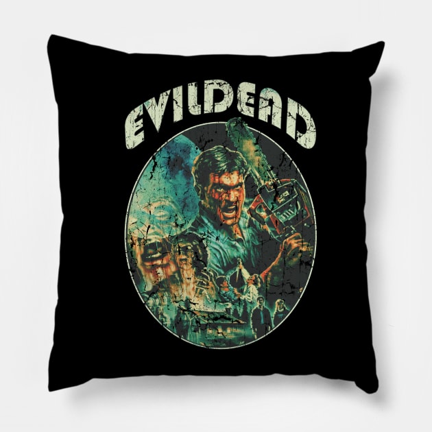 Evil Dead 1981 Pillow by Sultanjatimulyo exe