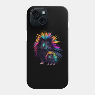 Porcupine Fathers Day Phone Case