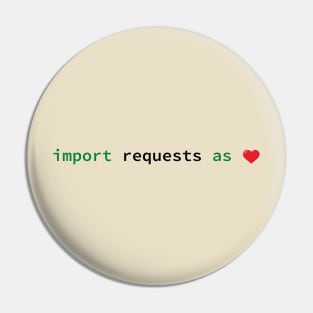 Import Requests Pin