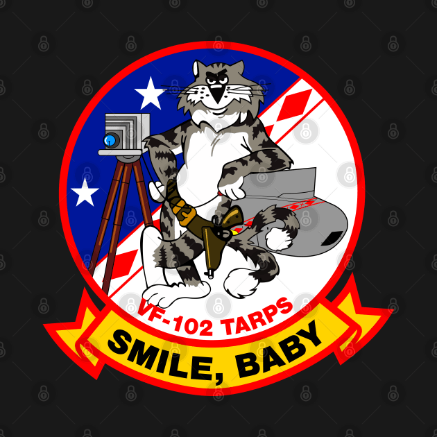 F-14 Tomcat - VF-102 TARPS - Smile, Baby - Clean Style by TomcatGypsy