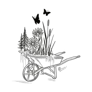 Garden Wheel Barrel T-Shirt