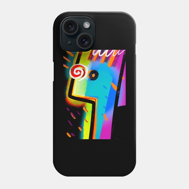 CRAZY BIRDS Phone Case by Angel Rivas