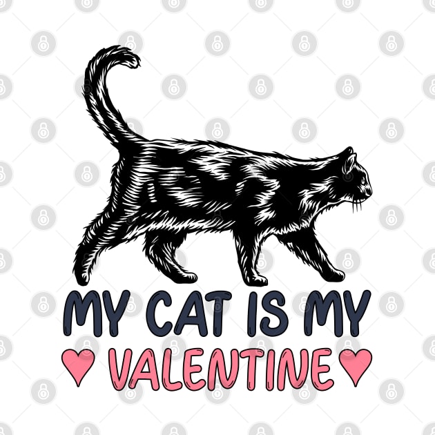 My Cat is my Valentine by Willard-Morris