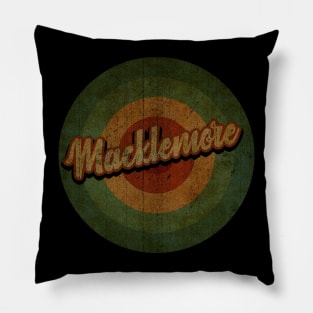 Circle Retro Vintage Macklemore Pillow