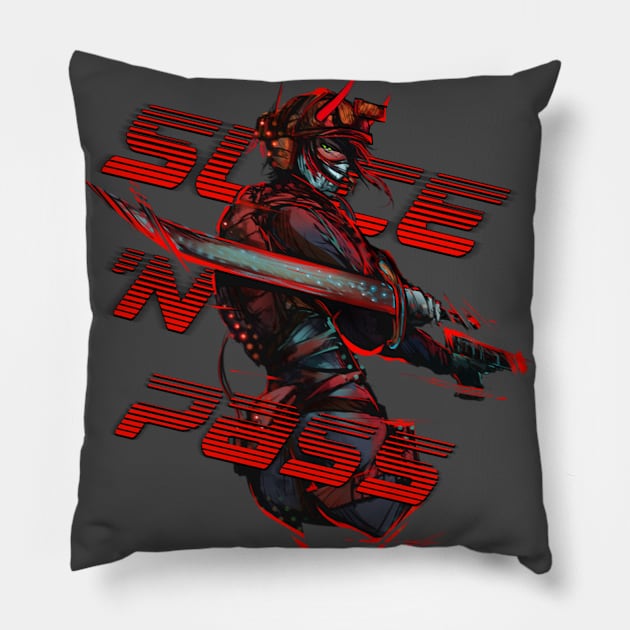 Slice n Pass Pillow by Gustavo Dante