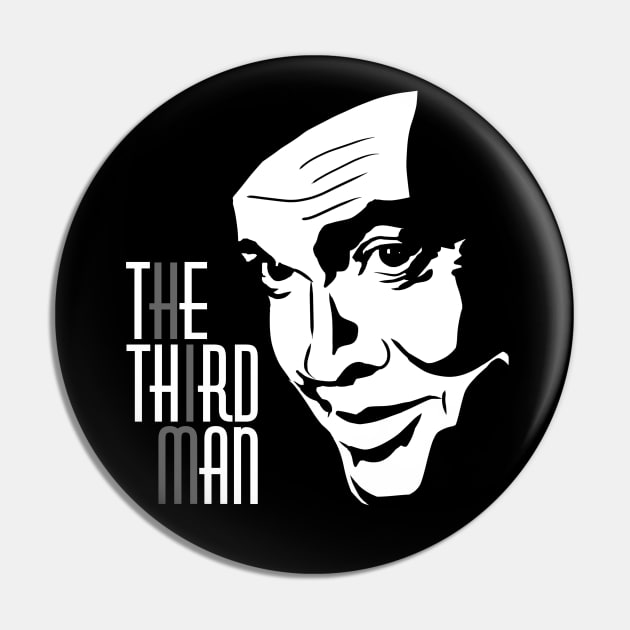 The Third Man (V2) (Orson Welles) Pin by PlaidDesign