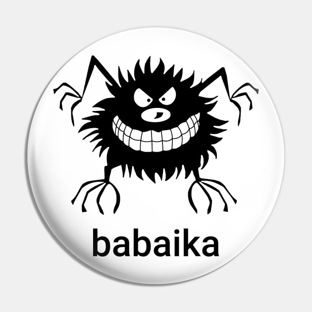 Babaika Black Pin by Akim