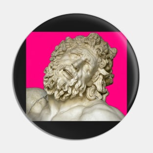 aesthetic statue sticker Pin