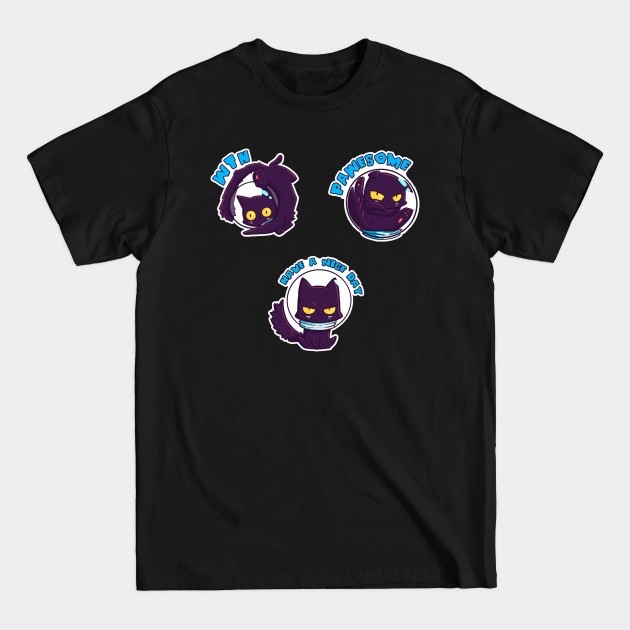 Disover Space Cat Adventures - Cat - T-Shirt