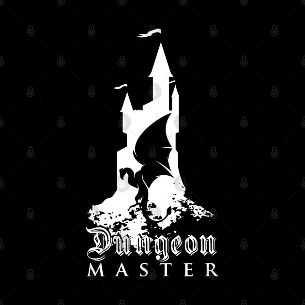 Dungeon Master - Castle & Dragon Print by DungeonDesigns