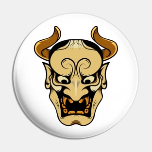 japanese devil mask Pin