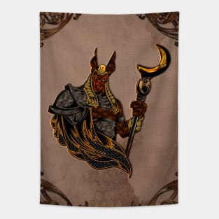 Anubis, steampunk design Tapestry