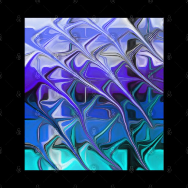 Brush strokes mint blue purple by Crea Twinkles
