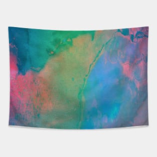 Iridescent soap bubbles candy colors Tapestry