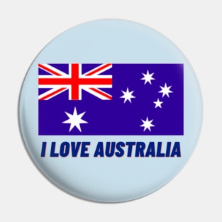 I love Australia Pin