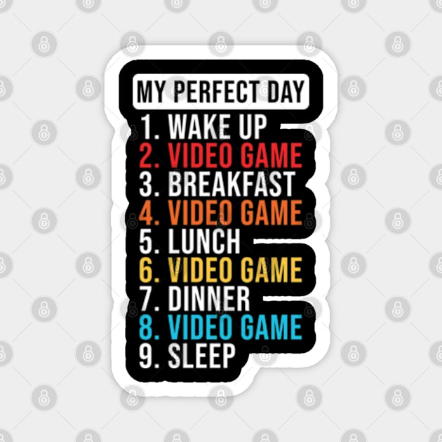 Eat Sleep Video Game Repeat Magnet by JaiStore