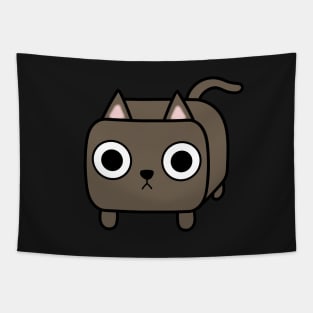 Brown Kitty Cat Loaf Tapestry