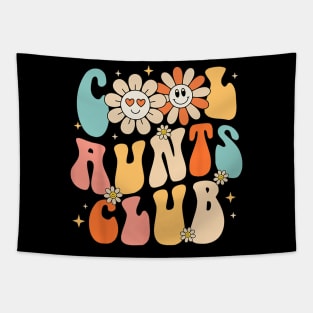 Cool Aunt Club Groovy Retro Funny Aunt Club Aunties Tapestry