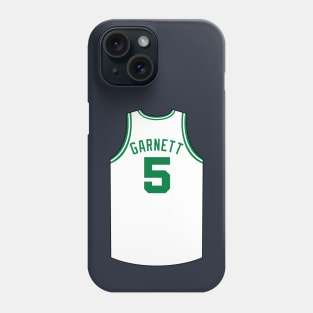 Kevin Garnett Boston Jersey Qiangy Phone Case