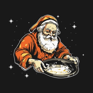 Santa Gold Panning - Gold Panning Mining T-Shirt