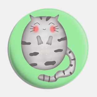 Fat funny cat Pin