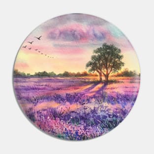 Lavender fields Pin