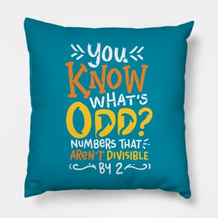 Funny Math Teacher Science Pun Novelty Gift Pillow