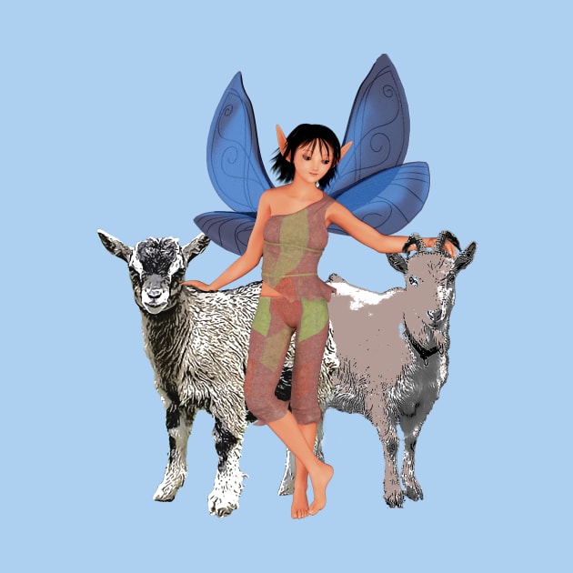 Capricorn woman girl fairy faerie elf goat zodiac horoscope by Fantasyart123