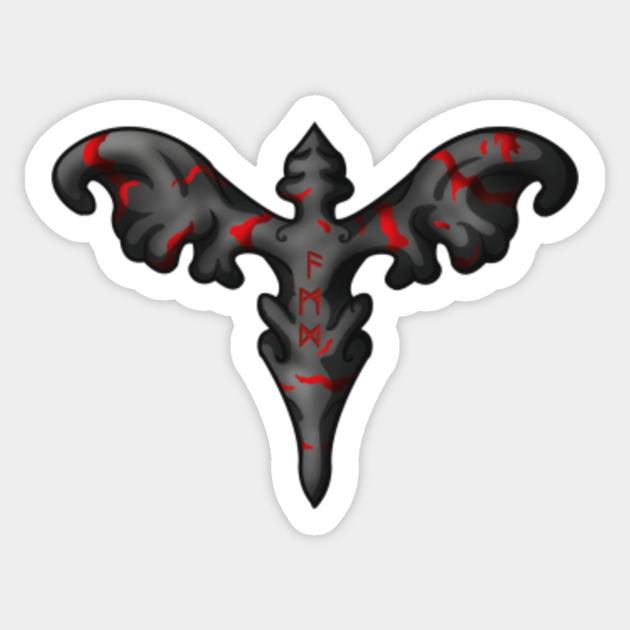 black clover, elven runes - Black Clover - Sticker | TeePublic UK