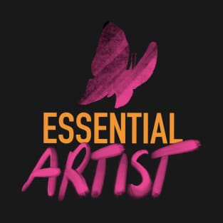 Essential ARTIST (on black) T-Shirt