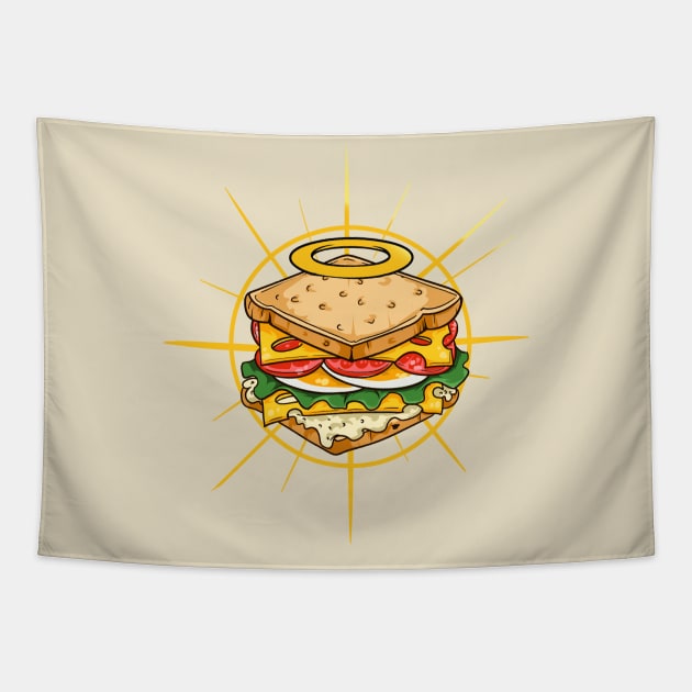 Holi sandwhich Tapestry by Deduder.store