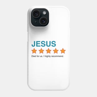 Jesus Review Phone Case