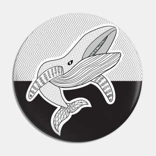 Humpack Whale Pin