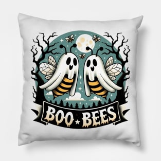 Boo Bees: Spooky Honey Spirits Pillow