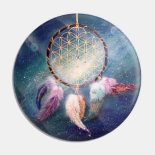 Sacred geometry - dream catcher flower of life Pin