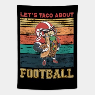 Let's TACO About FootBall Tapestry