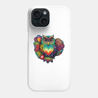 Groovy Psychedelic Owl Phone Case
