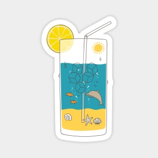 summer drink Magnet