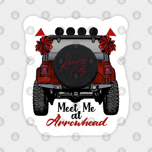 Jeep- Meet Me At Arrowhead Magnet by Brooke Rae's