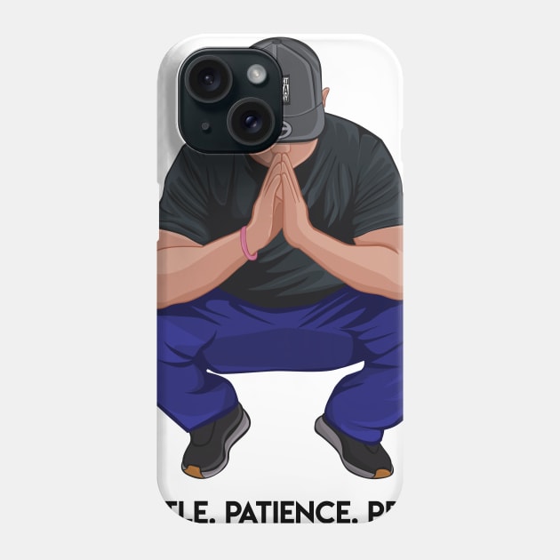 Hustle. Patience. Pride. Phone Case by TecThreads