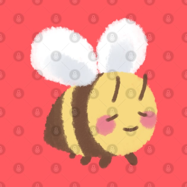 Cute Minecraft-Inspired Bee by Flipwish